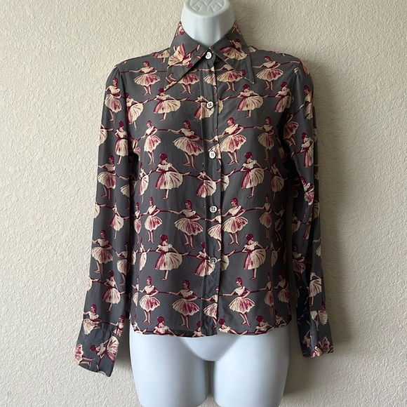 Vintage Valentino, ballerina silk blouse - Picture 2 of 11